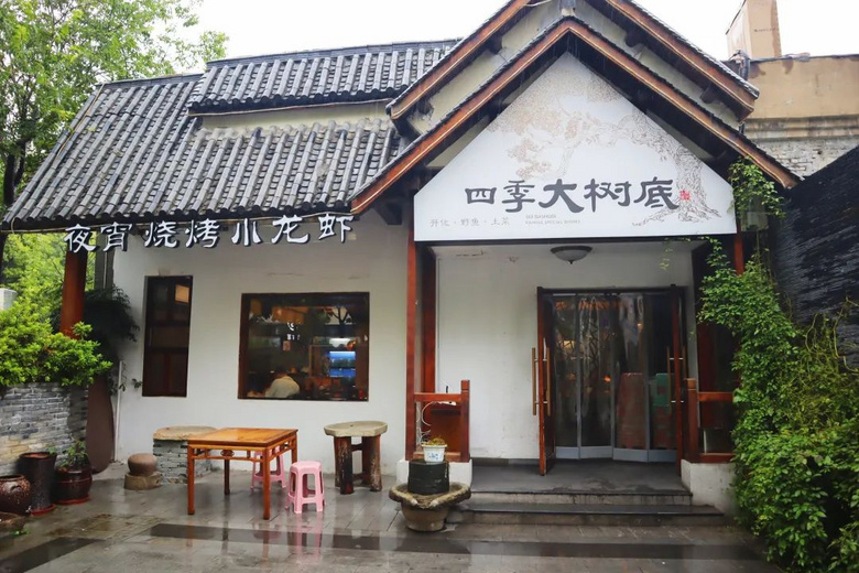 在杭州开了11年！新客问：地址呢？大树底下！