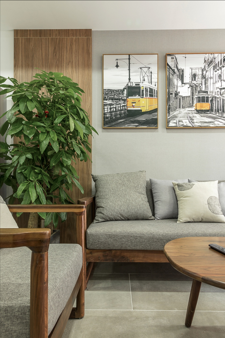 把家装修成森林是一种什么体验?140㎡北欧原木风,绿植生机满满