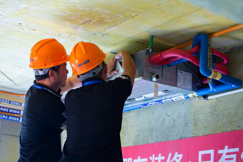2021年约克VRF精工约鉴设计安装比武大赛富阳工地巡检情况