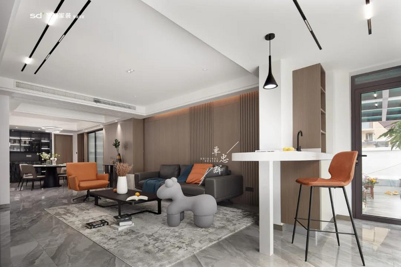 130平现代轻奢 打破空间不合理,身心归于休闲