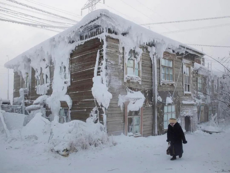 -71℃！看了俄罗斯这个500人小村庄的生活，我牙齿忍不住了