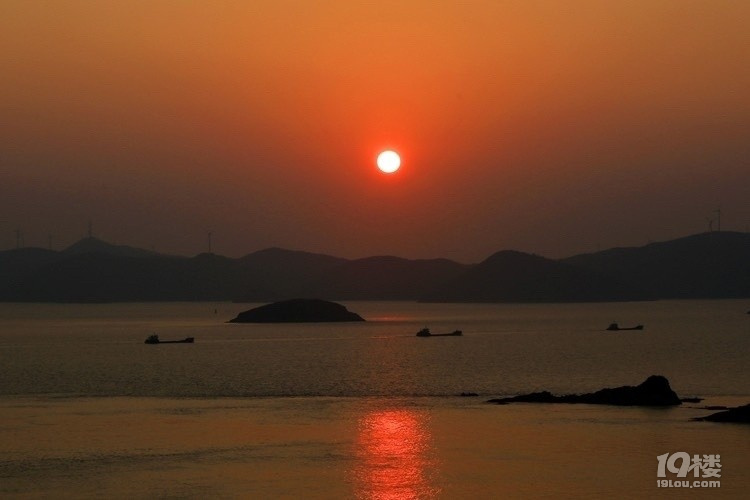 象山石浦看日出，祝新年