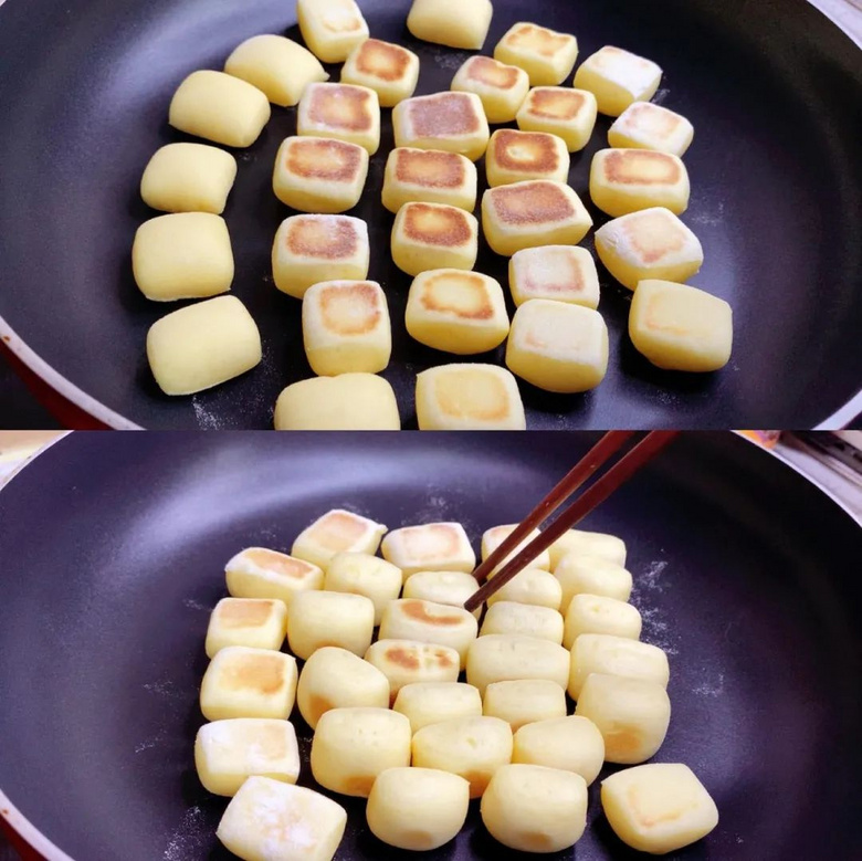 奶香雞蛋小饅頭,平底鍋就可以輕松get