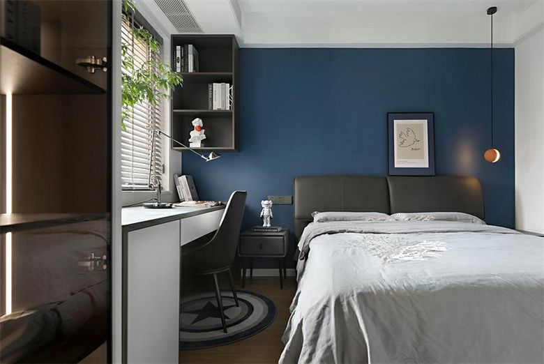 136㎡轻法式丨色彩之间的碰撞,极简与法式相融