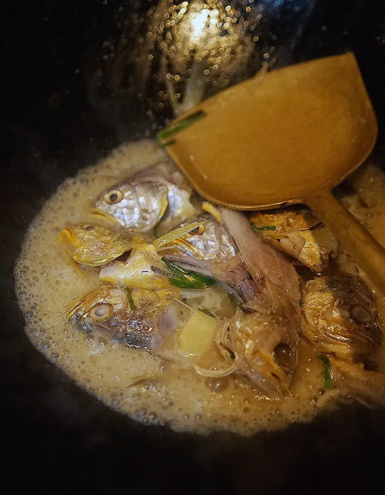 黃魚面一碗,活兒越細,越鮮美