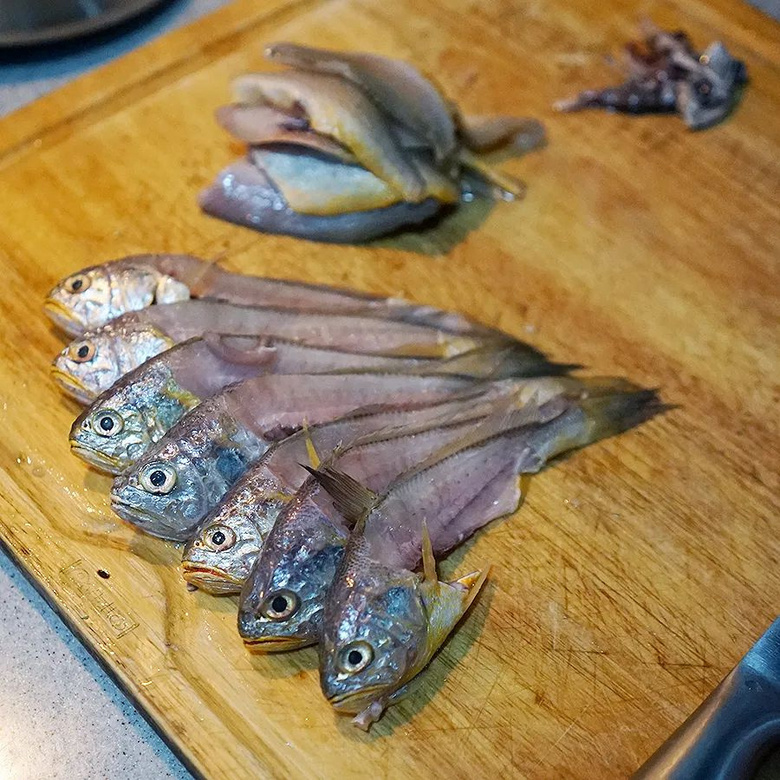 黃魚面一碗,活兒越細,越鮮美