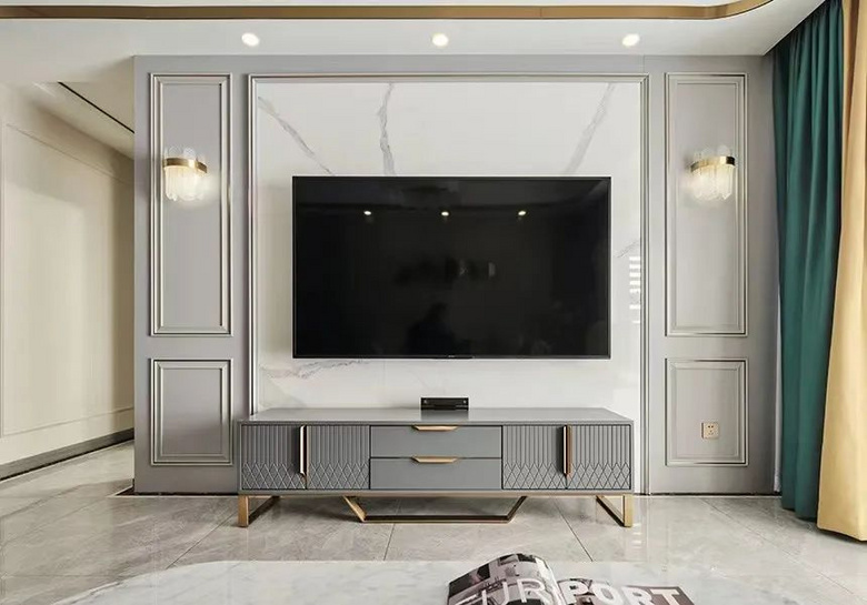 115㎡美式轻奢风 营造不经意间的休闲式浪漫