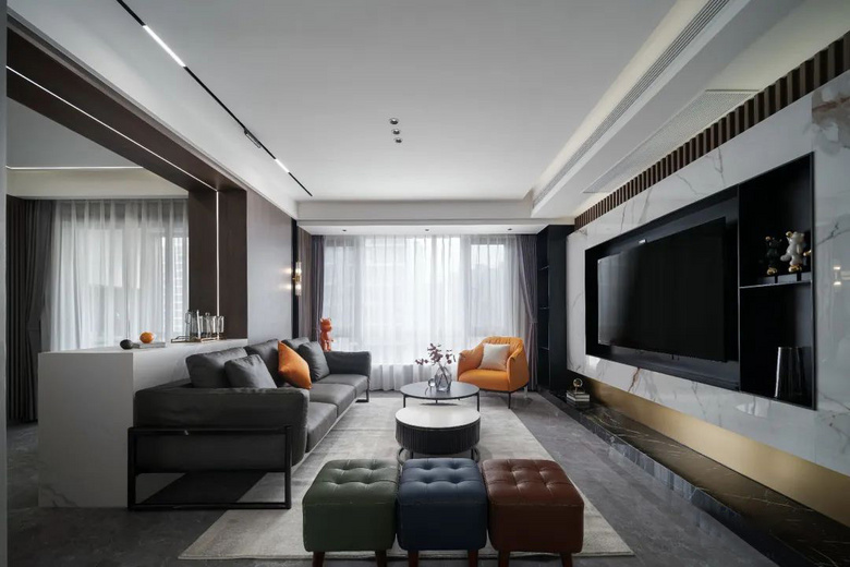 90后力捧的客厅设计,颜值、功能双重升级!