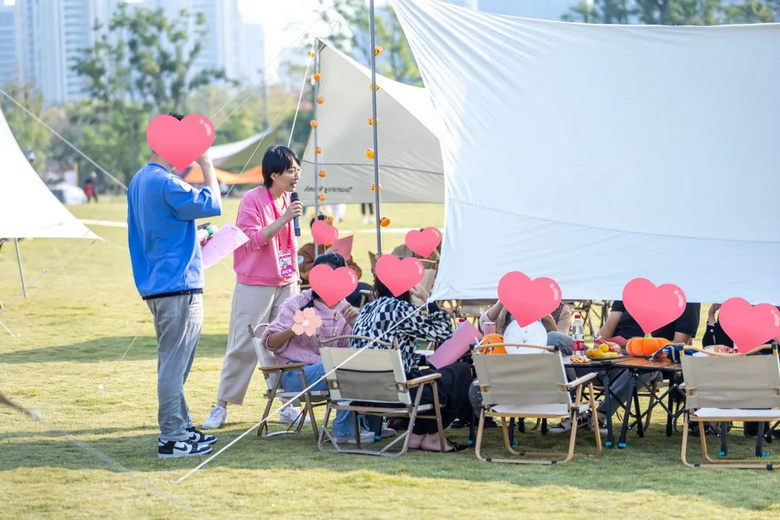 相亲活动回顾超浪漫1022露营相亲会单身男女的氛