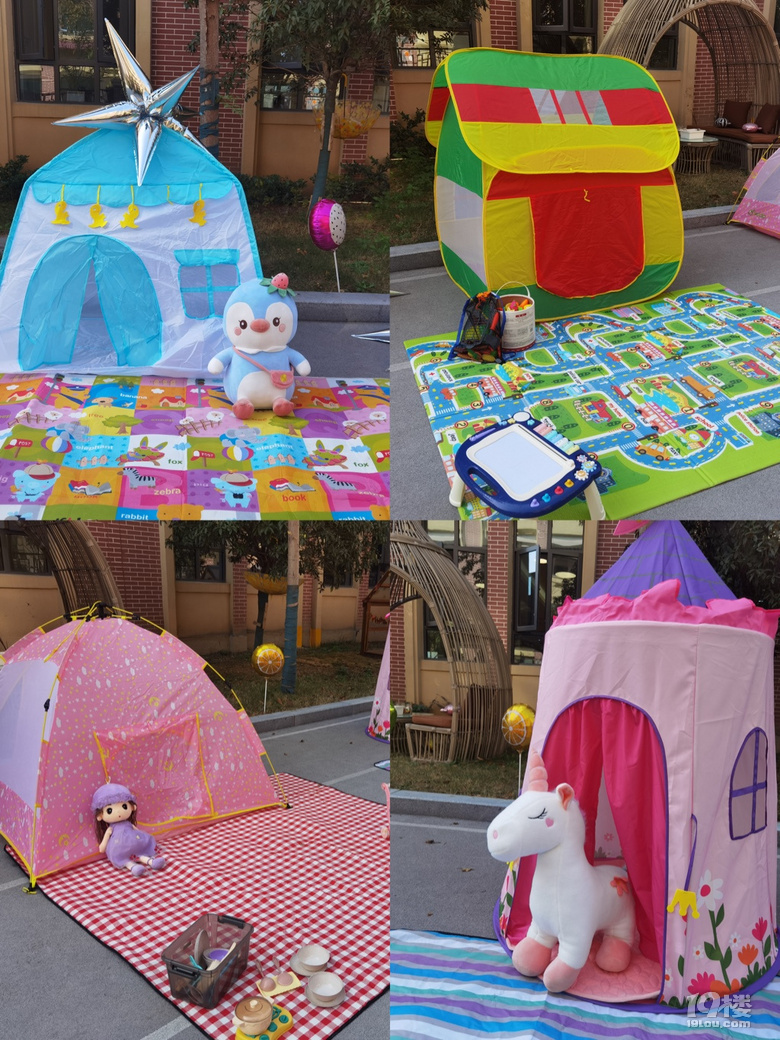 幼兒園里的帳篷節每天都是快樂的小孩！