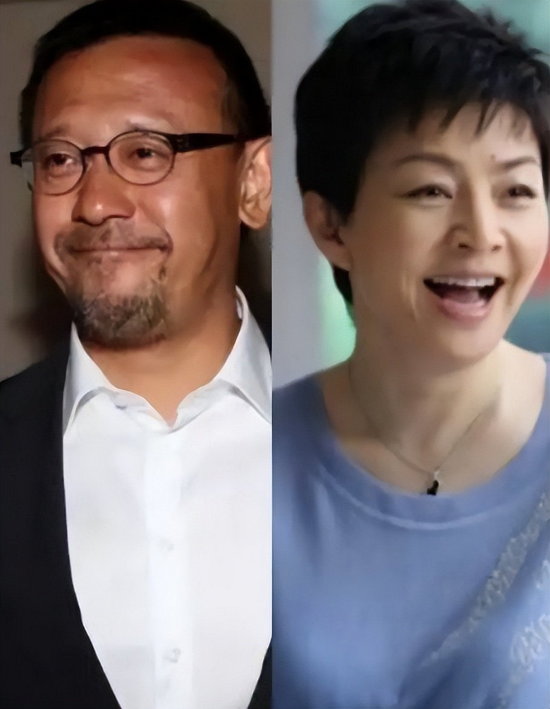 宋丹丹夫妇和姜文深夜聚餐！大厅内亲密拥抱感情好，姜文身材魁梧