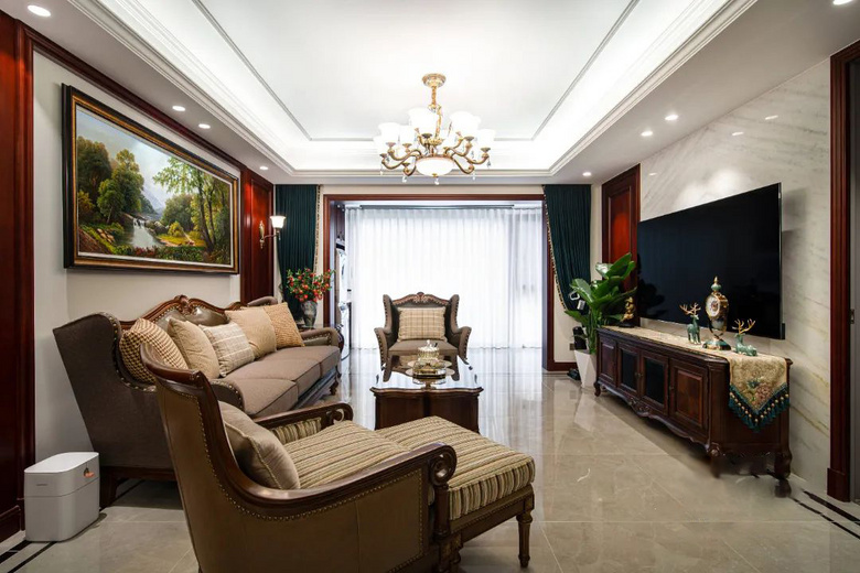 216㎡美式风,格调天成,将优雅进行到底