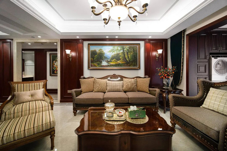 216㎡美式风,格调天成,将优雅进行到底