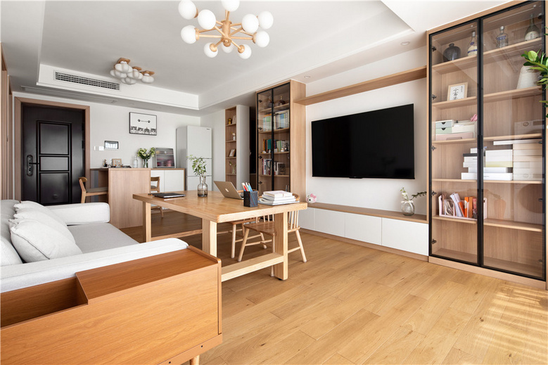 89㎡治愈系婚房 两人一猫的理想生活 让人羡慕!