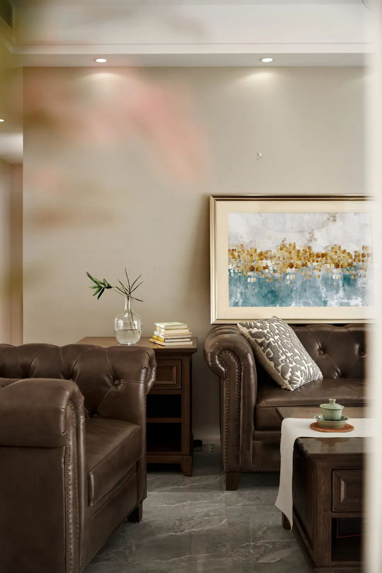 《午后红茶》实景新作,浅杏色小美式,二胎家庭的心灵休憩站