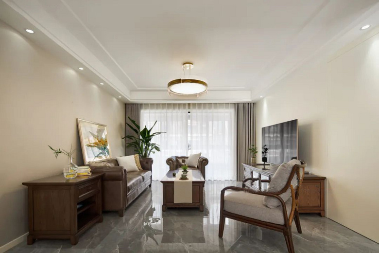 《午后红茶》实景新作,浅杏色小美式,二胎家庭的心灵休憩站