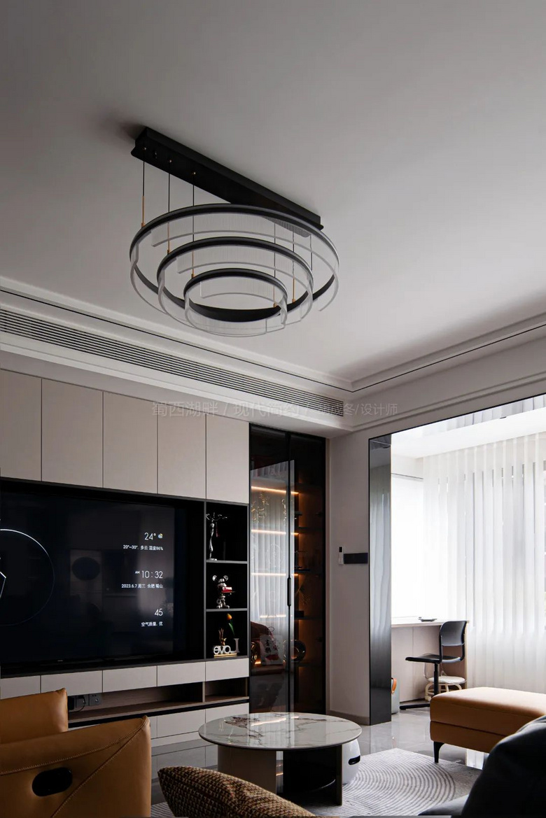 【新居之作】蜀西湖畔136㎡现代风,色彩和谐,松弛有度