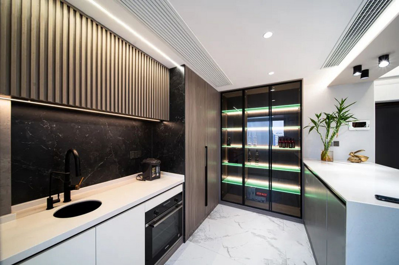 118㎡极简雅致,无主灯设计很出彩