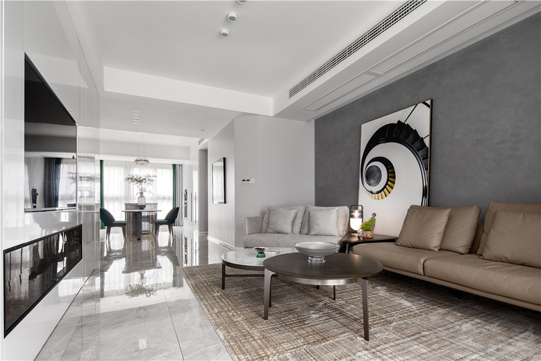 130㎡LDK一体,全景通透+中西双厨,每1㎡都是腔调!