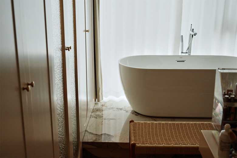 这个112㎡的家含金量还在上升!太爱这弧形元素~