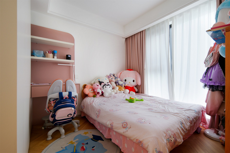 这个112㎡的家含金量还在上升!太爱这弧形元素~