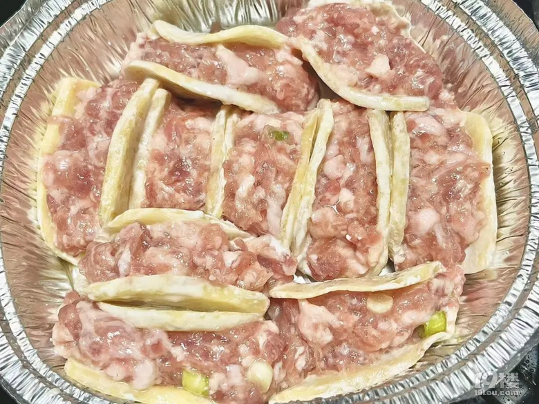 烤土豆夾肉