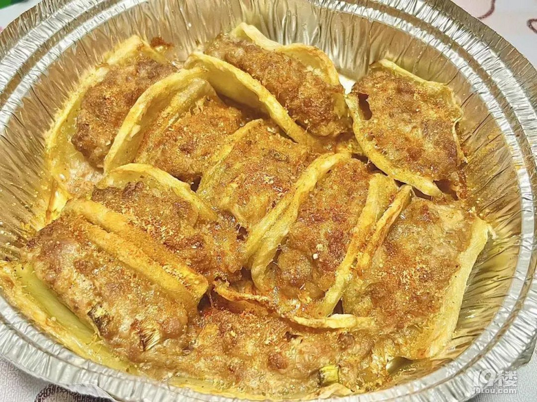 烤土豆夾肉