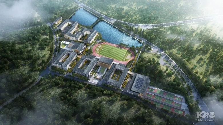 预计7月竣工,余杭将新增一所高中!规划30个班!