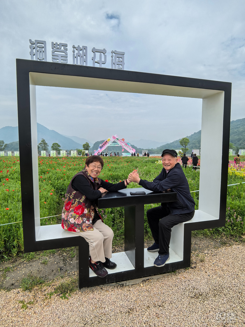 打卡铜鉴湖花海
