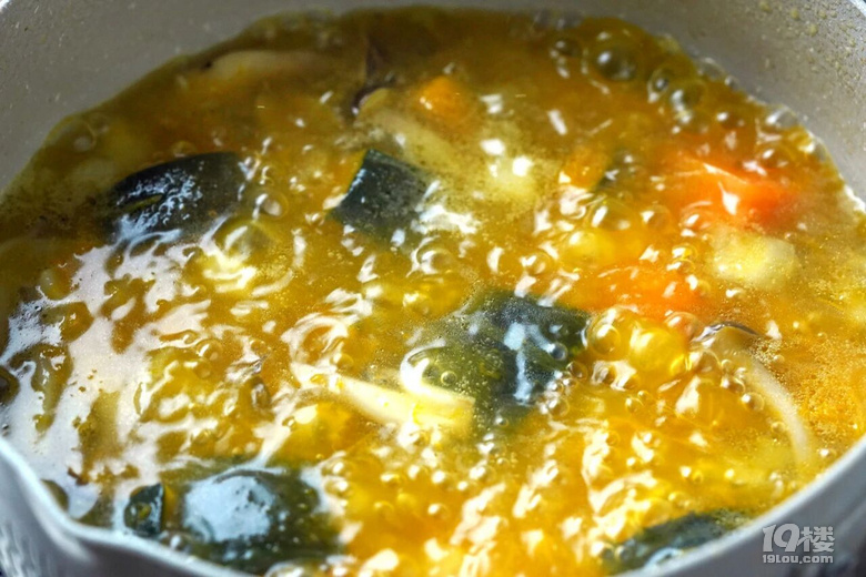 蔬菜南瓜湯,這一碗太幸福了~