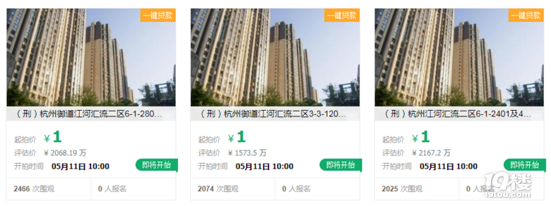捡不到漏了？杭州1元起拍的法拍房突然没了？-购房俱乐部-杭州19楼