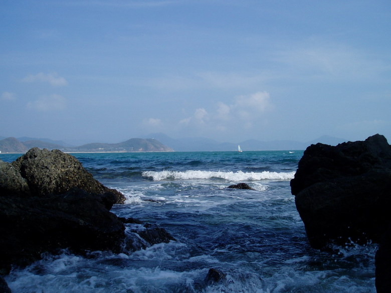 三亚,山,海,天的美景