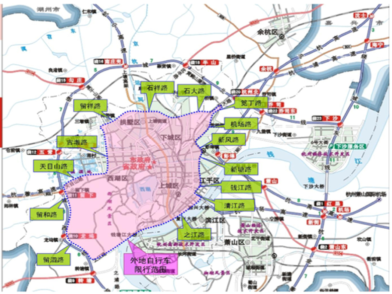 关于实施外地电动自行车限行措施的通告