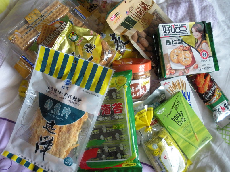 虽然家里零食不断,但我还是第一次来晒哦