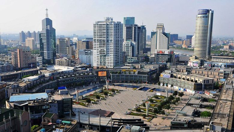 远眺宁波天一广场~~~~~~~~~~(日夜景)