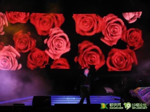 黄龙体育中心的张学友演唱会照片