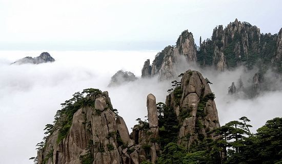 黃山五絕雲海