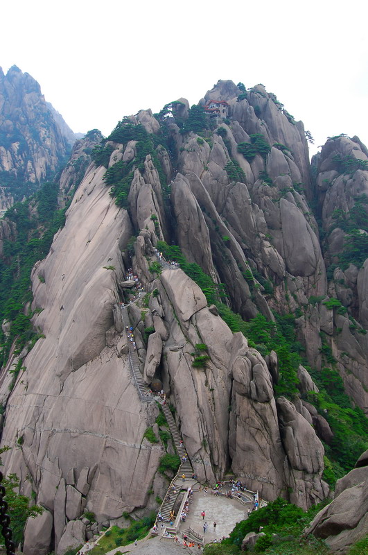 登天都峰图片