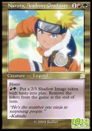 火影忍者英文忍者卡