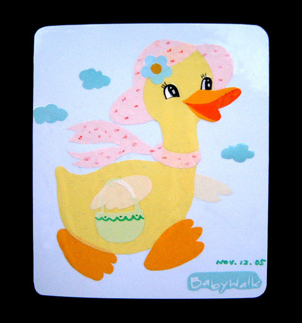 没笔也能够画画-DIY酸菜兔精华帖中的填色图