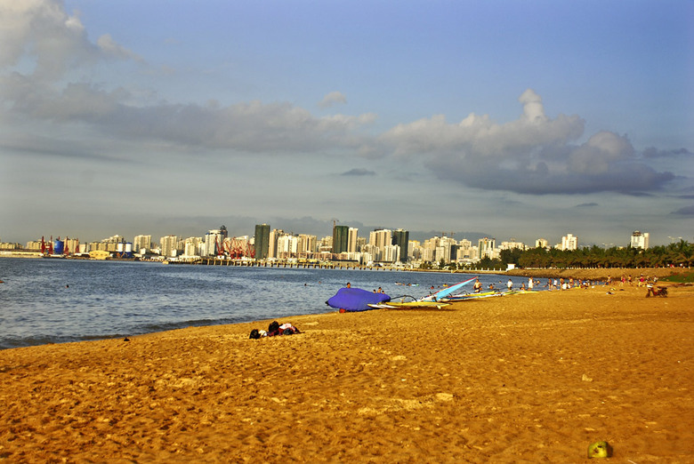 城市-海南海口-阳光-沙滩-.