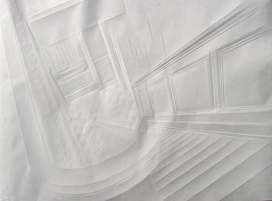 很牛的折痕画国外艺术家作品