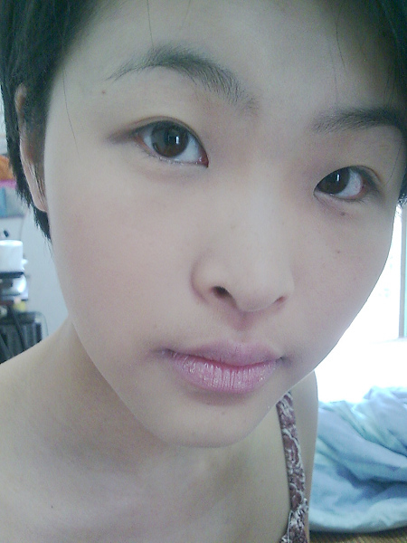 宅女CC~超级简单从素颜-素颜的过程~(2楼更新