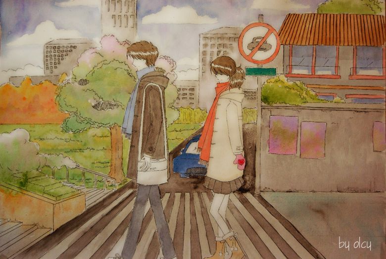 喜欢走在你身后