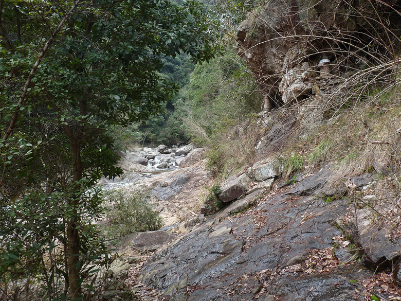 湫水山大峡谷尽头的大小龙潭浙江独一无二