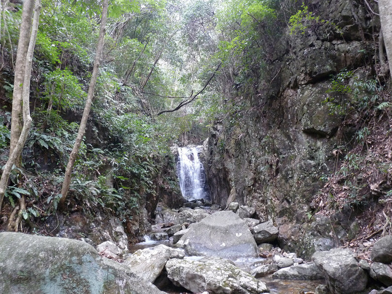 湫水山大峡谷尽头的大小龙潭浙江独一无二