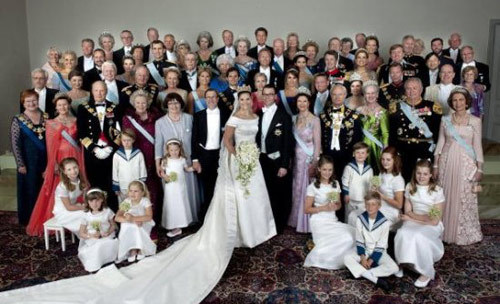瑞典公主童话婚礼 奢华婚纱的时尚秘密
