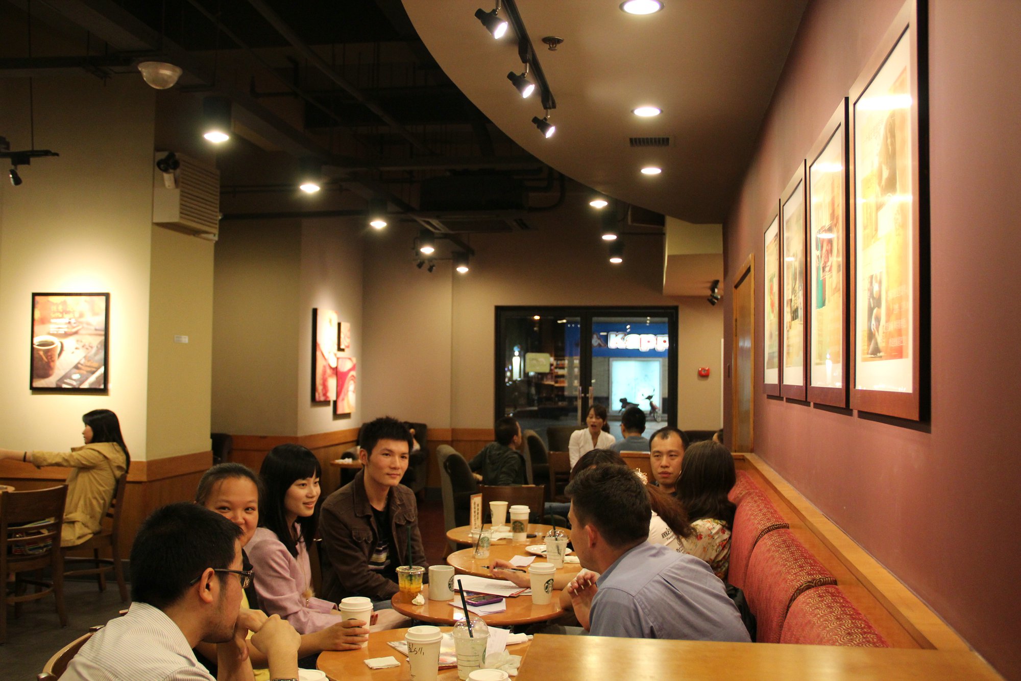 美女帅锅其助阵的星巴克英语沙龙--season 2