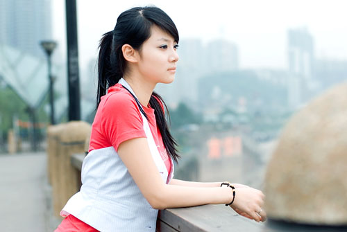 重庆大学校花孙文婷-大学生活-杭州19楼