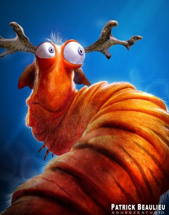 震撼视觉的3d动物形象设计